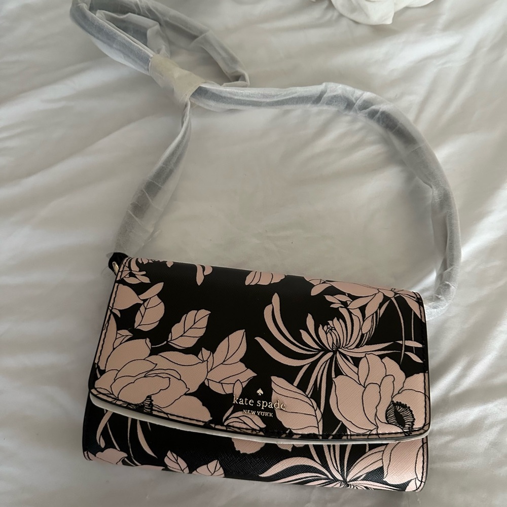 NWOT Kate Spade Floral Crossbody